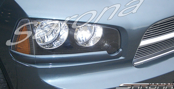 Custom Dodge Charger Eyelids  Sedan (2005 - 2010) - $85.00 (Manufacturer Sarona, Part #DG-001-EL)